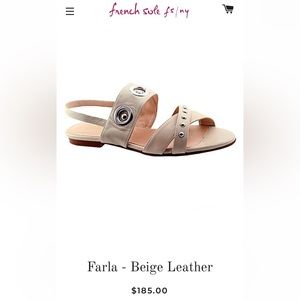 French Sole Farla flat sandals